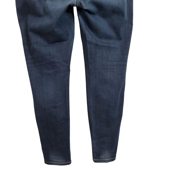 Torrid 16R Jeans Bombshell Skinny Dark Wash Stretch Denim Mid Rise Distressed - Picture 7 of 13